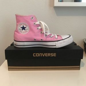 Converse high tops pink✨